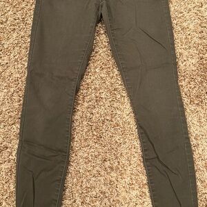 Aeropostale Dark Olive Skinny Pants
